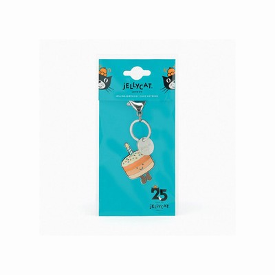 Jellycat Amuseables Jellina Birthday Cake Keyring Tas Bedeltje | TZ5673428